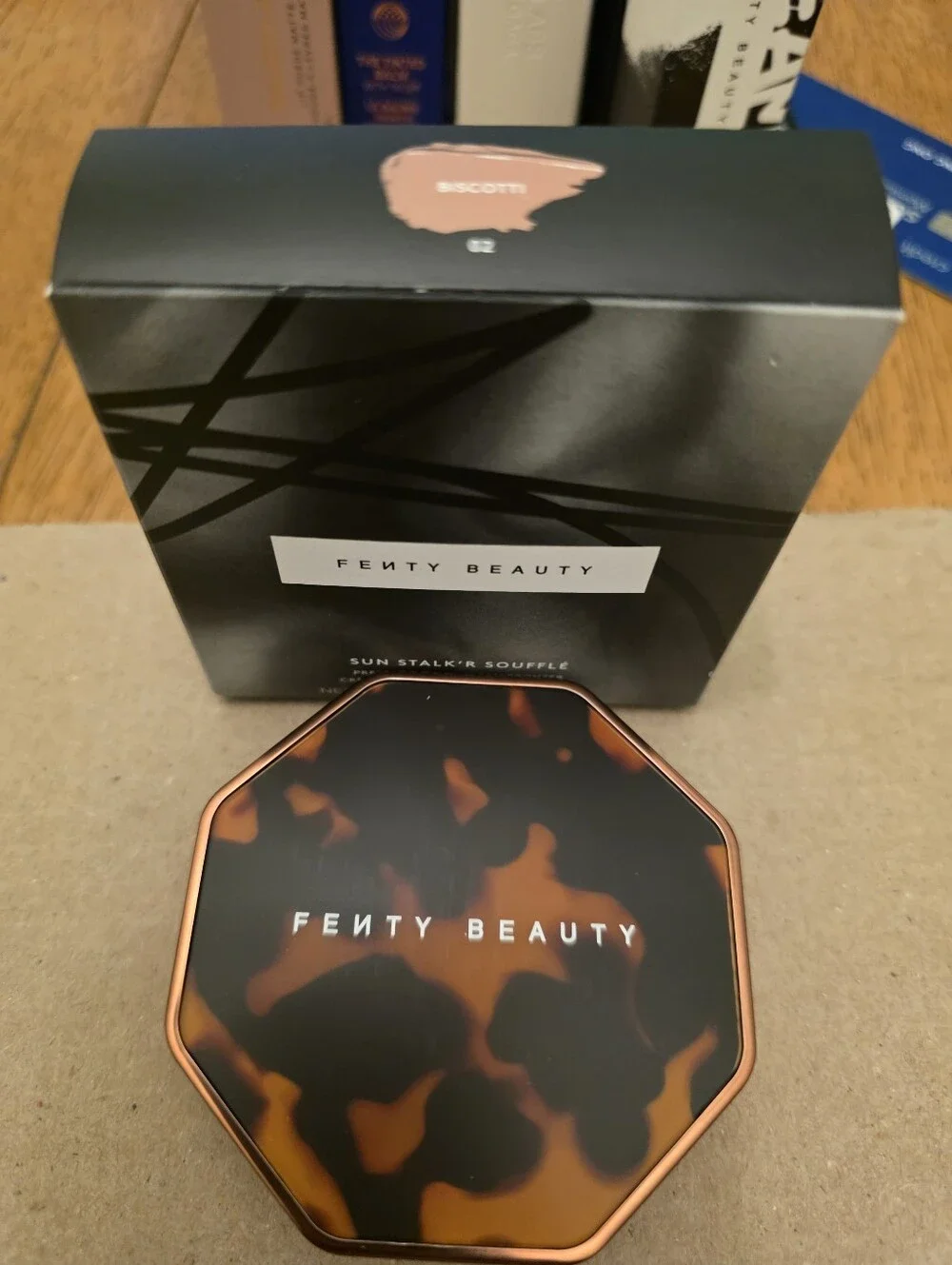 Fenty Sun Stalk’r Soufflé Pressed Mousse Cream Bronzer BISCOTTI. BNIB